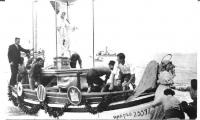 Any 1942. la barca dels Isern "Maria del Carme" amb la Mare de Déu
