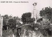 parc del Santuari, el pont i misteri del goig, obra de l'arquitecte Puig i Cadafalch, any 1916
